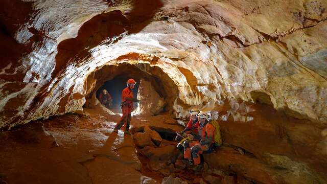 Spéléologie avec l'Aspa