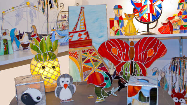 Verre d'Auzelles - Atelier de vitrail