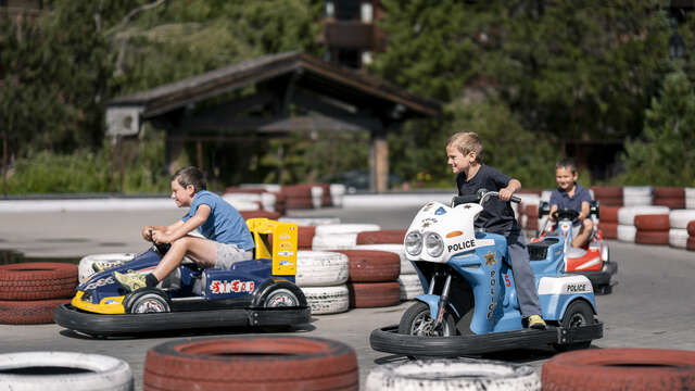 Mini karting circuit - children