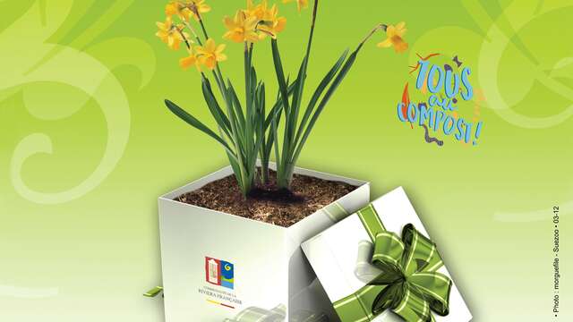 Distribution gratuite de compost en déchetterie