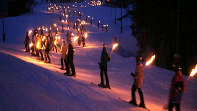 Descente aux flambeaux de fin d'année !