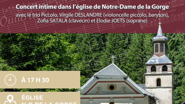 Concert "Instants baroques" avec le Trio Piccolo