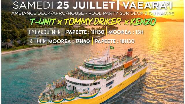Sundowners - Pool Party sur le Vaeara'i