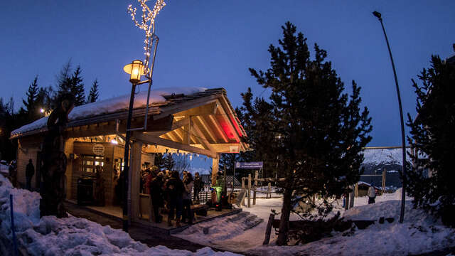 Disco glace et mascotte à la patinoire