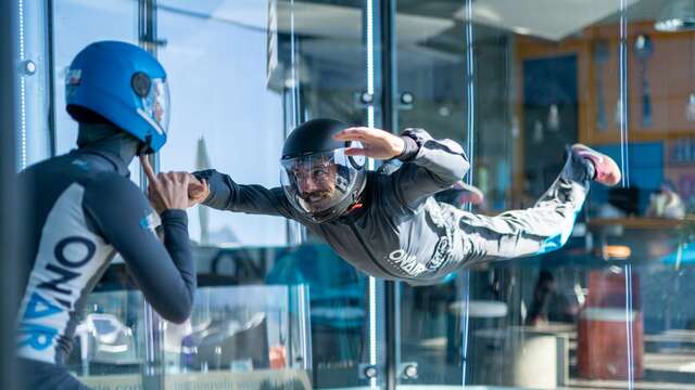 Baptêmes en simulateur de chute libre - On'Air Soufflerie