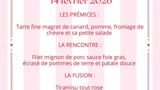 Fêtez la Saint Valentin à l'Abside