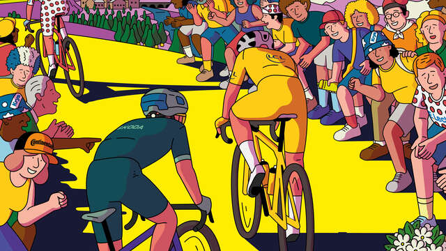 Le Tour de France - Orcières ville d'arrivée