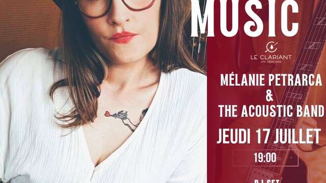 Concert live - Mélanie Petrarca & The Acoustic Band