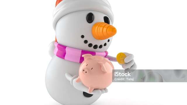 Atelier tirelire bonhomme de neige