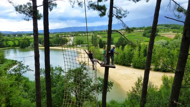 Parcours aventure dans les arbres "Ventoux Aventure"