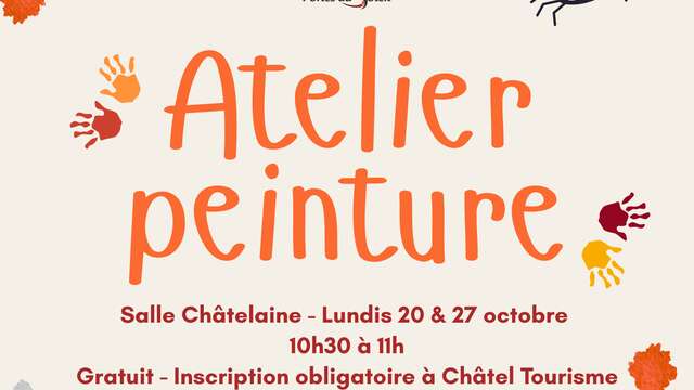 Atelier peinture d'Halloween