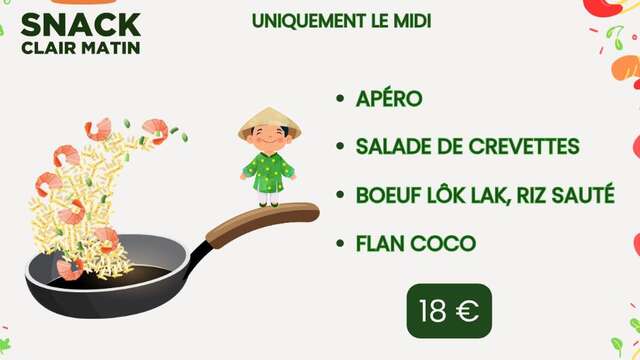 Pré ouverture du snack Clair Matin