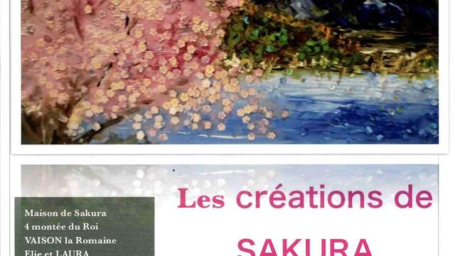 Sakura's creaties' tentoonstelling