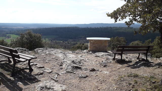 Belvédère du site Notre Dame de La Roque