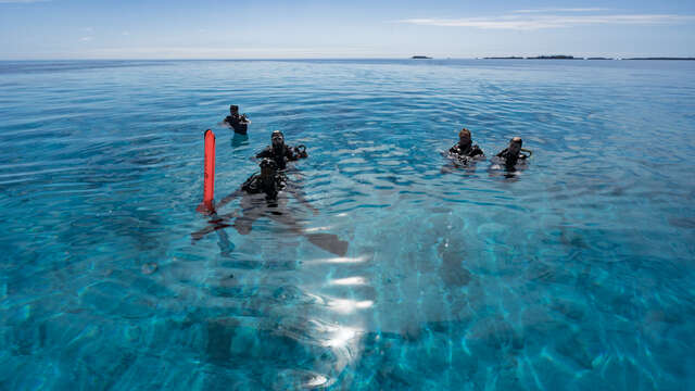 Scuba diving baptism - Kunie Scuba Center