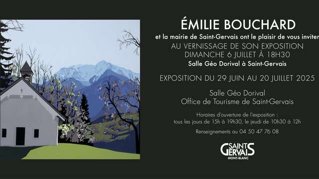 Vernissage de l'exposition - Emilie Bouchard