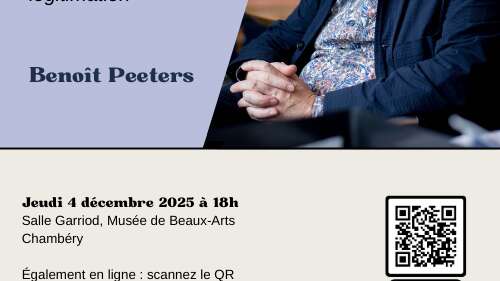 Conférence de Benoît Peeters : La bande dessinée, un long chemin vers la légitimation