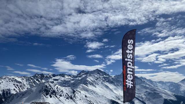 #enpistes tour and sledding at dusk