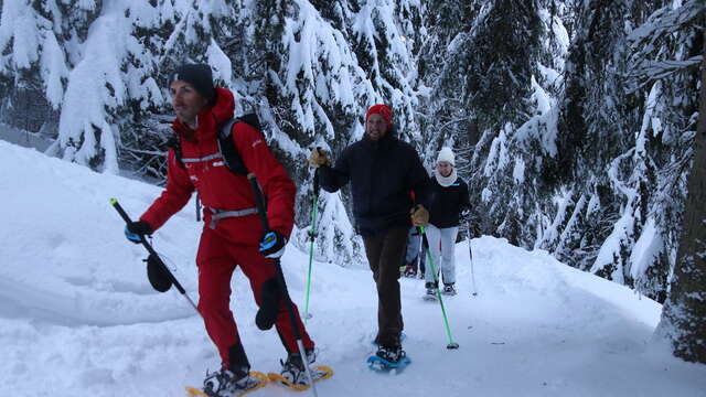 Sortie raquettes "Les Sagnes" Sur la trace des dahuts avec l'ESF