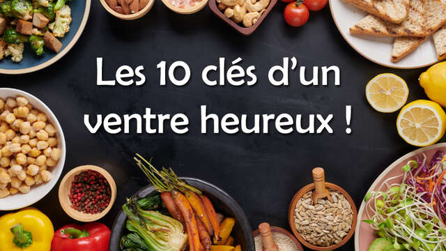 Conférence - Les 10 clés d'un ventre heureux ! - Semaine Bleue