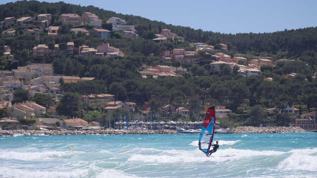 Spot de planche à voile des Lecques