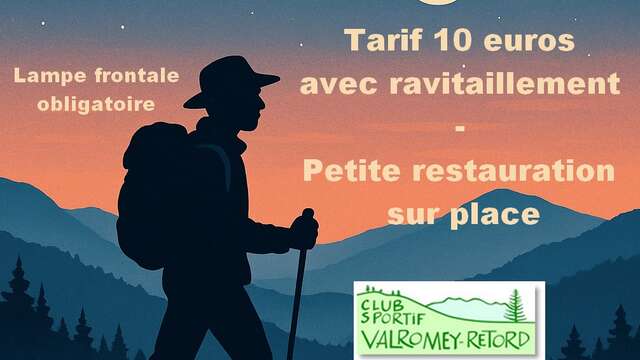 Randonnée pédestre semi-nocturne aux Plans d'Hotonnes