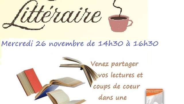 Café littéraire à la médiathèque