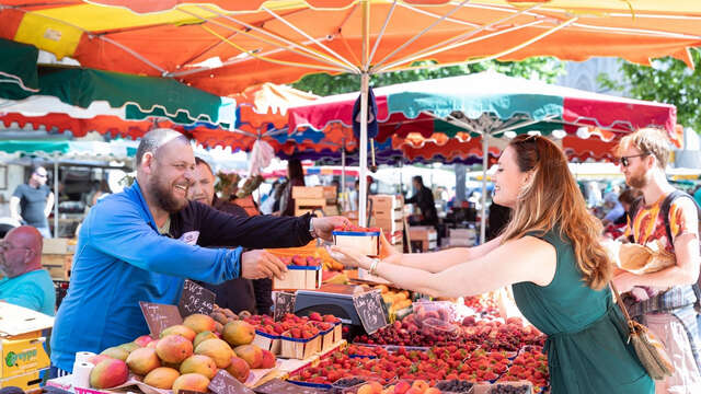 Le marché aux fruits et légumes d'Aix-en-Provence