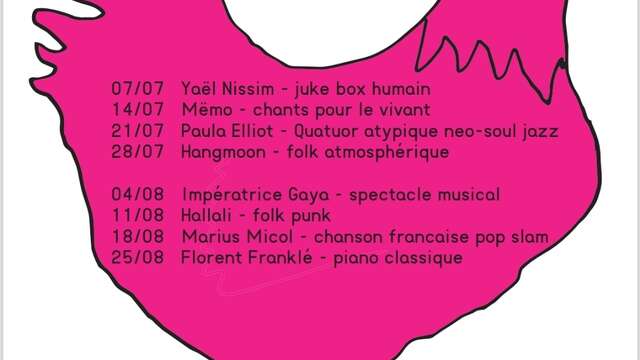 Concerts: Tuesdays at the Cazou