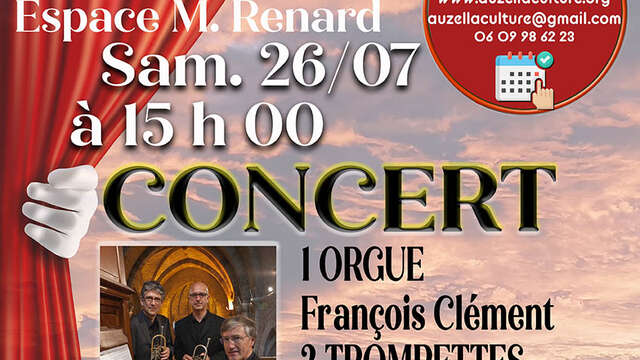6ème Festival Auzel'la Culture - Concert 2 trompettes et orgues