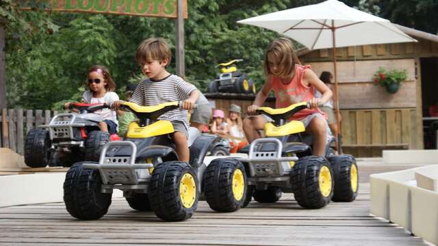 Electric go-kart circuit for children