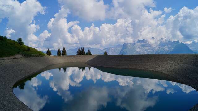 Itinéraire pédestre : lac des Gouilles Rouges