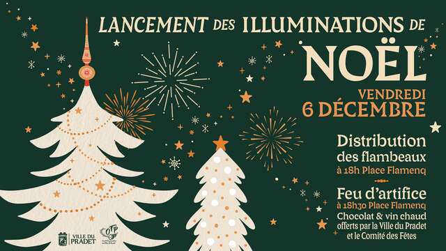 Lancement des illuminations de Noël