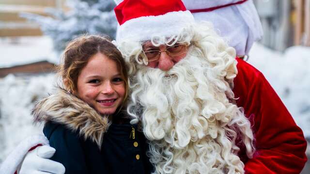 Photos avec le Père-Noël