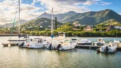 Launch area at the Boulari Marina.
