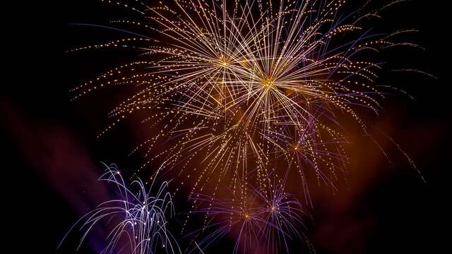 Fête nationale à La Courneuve - Feu d'artifice