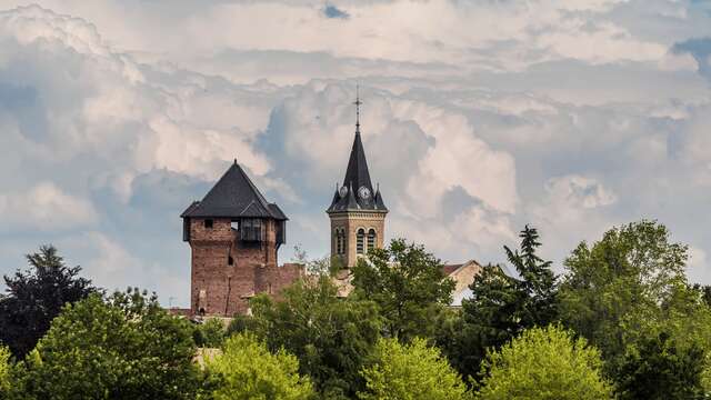 Château médiéval d'Ambérieux en Dombes