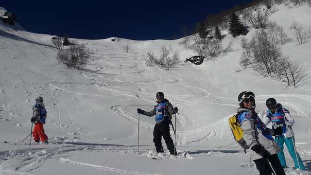 Cours de ski avec l'ESF du Collet