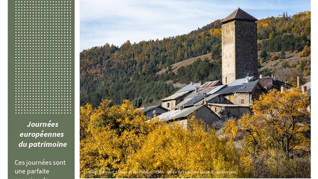 Les Journées Européennes du Patrimoine - Visite guidée : la tour de Saint-Clément sur Durance