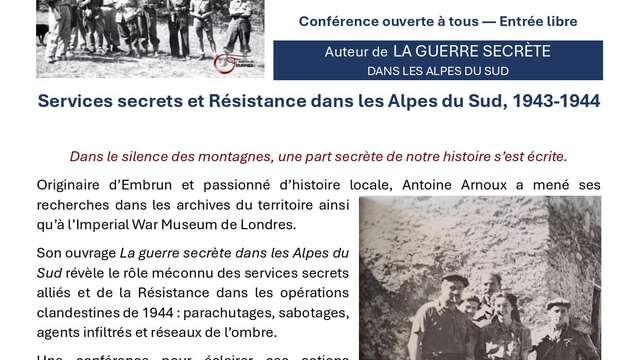 Conférence d'Antoine Arnoux