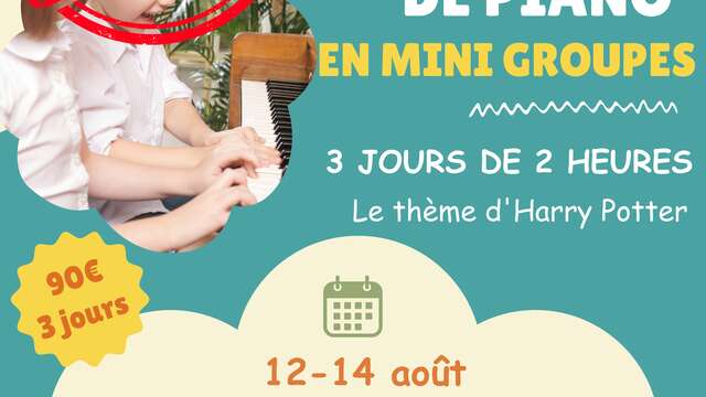 Stage découverte de piano en mini groupes