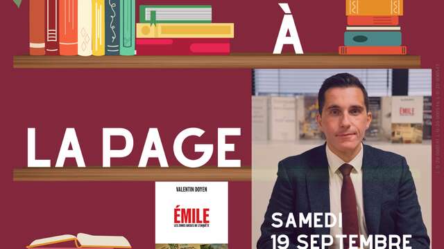 Soirée débat avec l'auteur Valentin DOYEN : ouverture du salon du livre " Moustiers à la Page" !