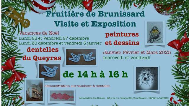 Exposition de dentelle et peinture