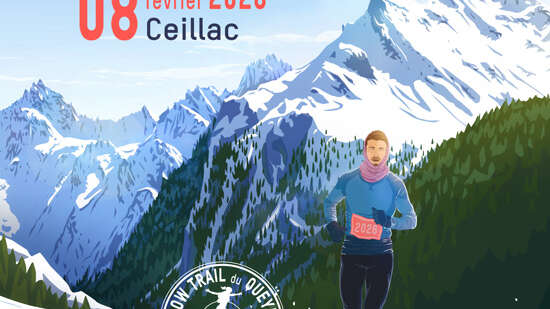 Snow trail du Queyras