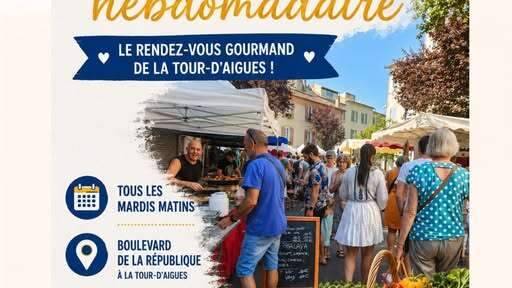 Marché de La Tour d'Aigues