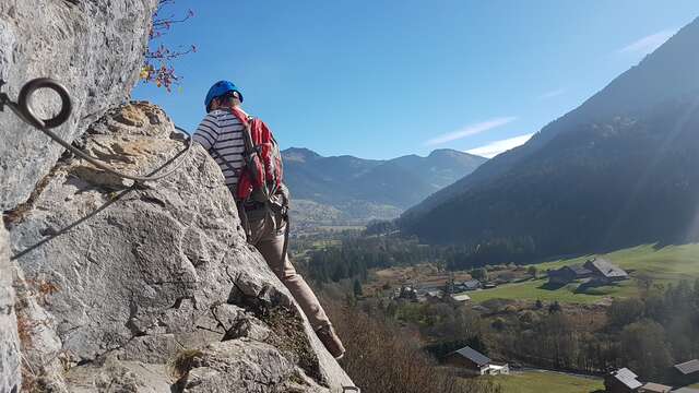 Initiation à la via ferrata