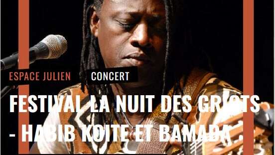 Festival la nuit des griots - Habib Koite et Bamada