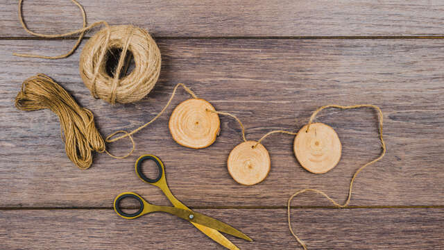 Atelier créatif - Création de porte-clé en bois