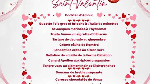 Saint Valentin à la maison Ciara
