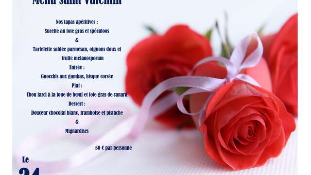 La Saint Valentin au restaurant Le 24